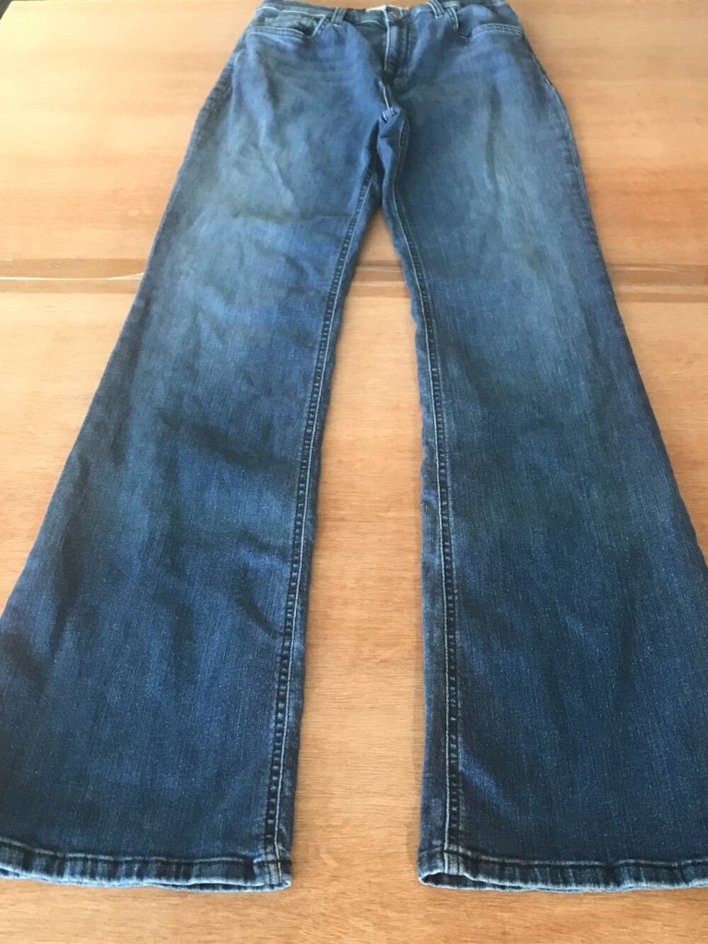 Current Elliott Flare Jeans Women 28 Blue High Rise Dark Wash Stretch Sculpting